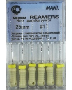 REAMERS 25MM 17 1OP. WYRÓB MEDYCZNY