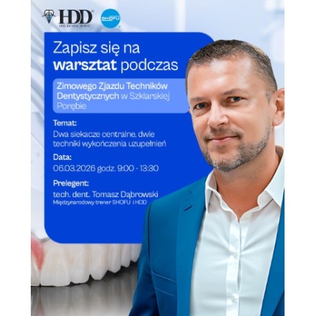 Warsztat: Dwa siekacze centralne, dwie techniki wykończenia uzupełnień